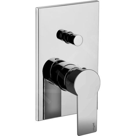 Mitigeur douche encastré avec inverseur Paffoni Tango TA015CR-TA015ST/M Chromé - 2 sorties - Plastique ABS (1/2)