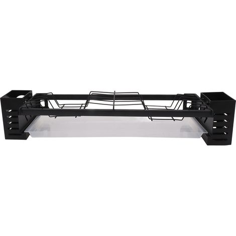 Porte-vaisselle mural de cuisine avec égouttoir sans perçage, support de rangement pour couverts, étagère, porte-assiettes, porte-baguettes, porte-cuillères
