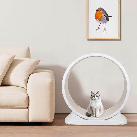Arbre à chat roue d'exercice pour chats grande, 80x31x84cm (1/5)
