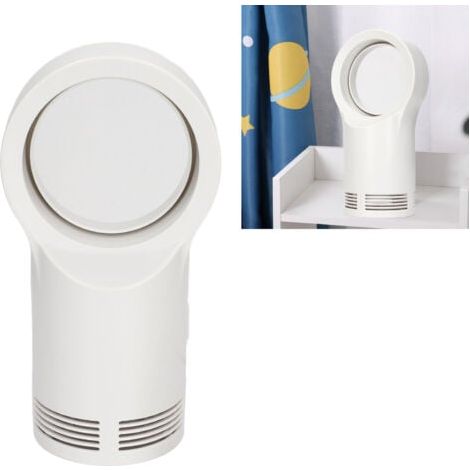Chauffage électrique sans lame, Portable, petit, blanc, sans feuilles, pour le bureau et la maison (1/5)