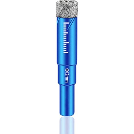 Foret Carrelage 12mm Diamant - Jeu de Mèches pour Verre, Céramique, Carreaux, Marbre (1/5)