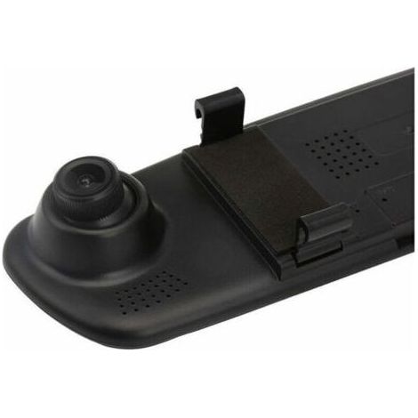 Auto-Dashcam, DVR, 4,3-Zoll-Bildschirm, 1080P, Doppelobjektiv, Autokamera, Videorecorder, Rückspiegel mit Rückfahrkamera (1/5)