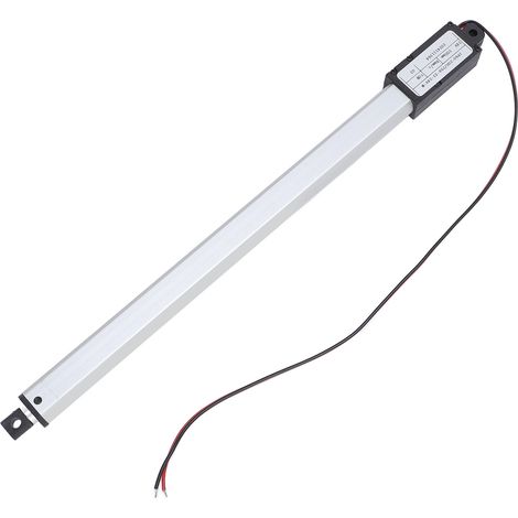Vérin électrique linéaire compact 200mm course 70N poussée 8mm/s actionneur de mouvement linéaire pour camping-car robot (1/5)