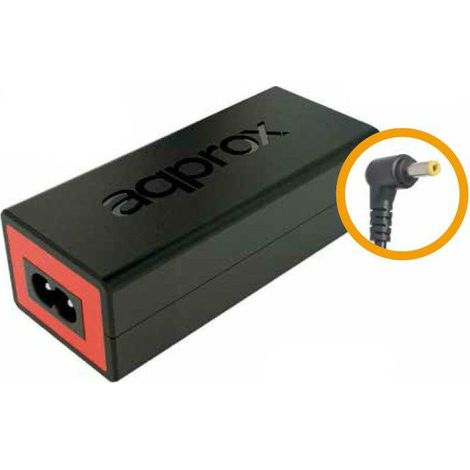 appA05 adaptador e inversor de corriente Interior 65 W Negro, Rojo