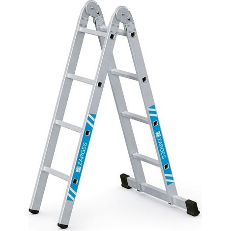 ZARGES Mehrzweckleiter Combimaster X - LM, 2 x 4 Sprossen (1/3)
