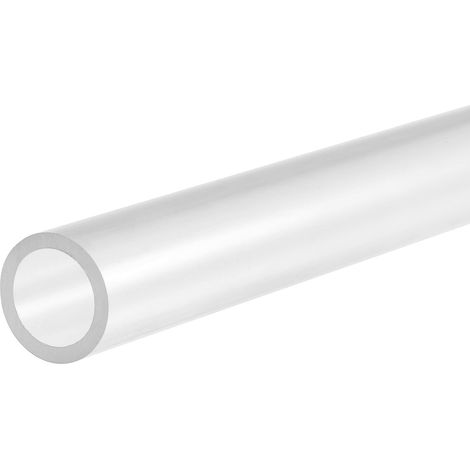 Tuyau Rigide en PVC Rond Tube PVC 12mm Diamètre Interne 16mm Diamètre Externe 0.2m Transparent Transparence pour Eau Tube Artisanats Présentoirs (1/5)