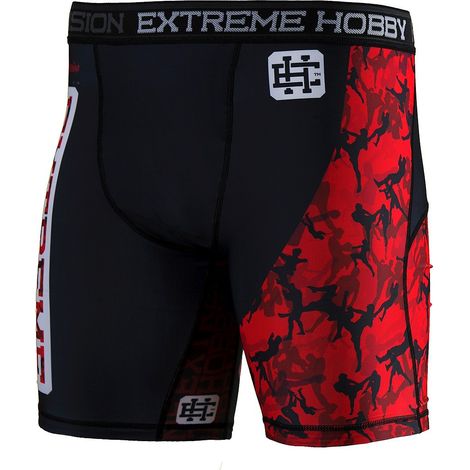 Vale Tudo Herren Shorts RED Warrior L Schwarz
