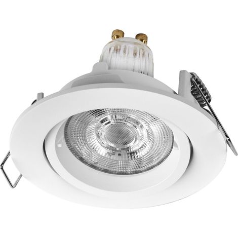 Spot Set Twistlock Spot LED encastrable flexible blanc, 2,6 W 2700 K blanc chaud, aluminium, système Twistlock (1/2)
