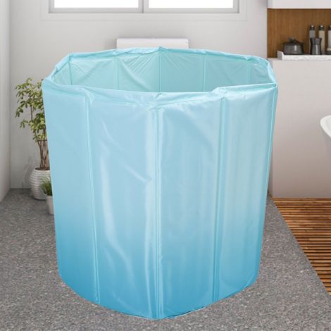 Bain Ice Plunge Plongeur Bain PVC Portatif Folding Thermo Isolation Advance Athlete 80x65cm + Tapis + Pipe Drainage (1/4)