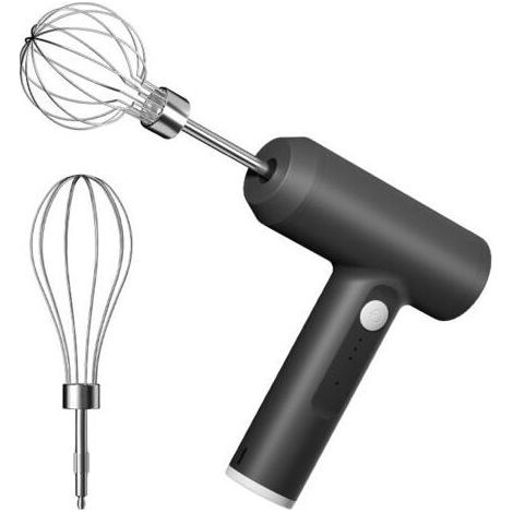 Batteur à œufs électrique à deux fils, mixeur, fouet 3 vitesses, batteur à main vertical sans fil avec séparateur d'œufs pour la cuisson des gâteaux et des crèmes aux œufs (1/5)