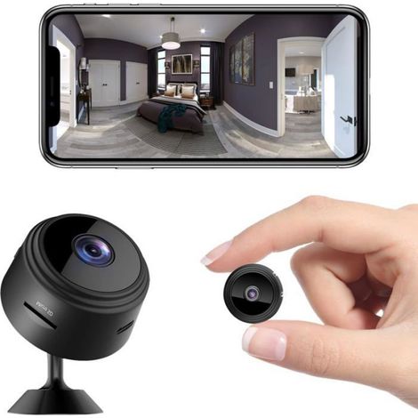 Caméra - avec vision nocturne et détection de mouvement - 1080P Full HD sans fil - avec audio et vidéo (1/4)