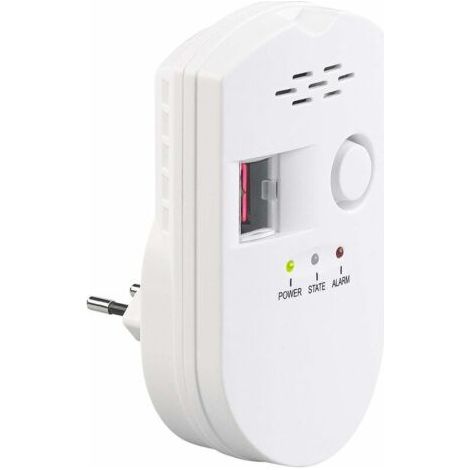 détecteur de gaz Naturel: Détecteur Multi-gaz à Prise pour gaz Naturel et GPL, 85, pour monoxyde de Carbone, gaz Naturel & GPL, 85 DB (capteur de gaz) (1/4)