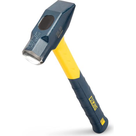 Marteau de forgeron de 900 g avec manche en fibre de verre antidérapant pour travail des métaux (1/4)