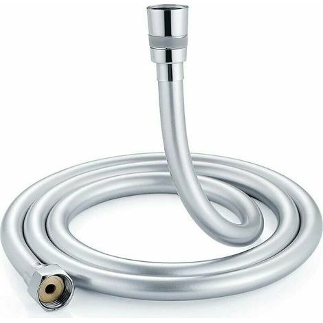 Flexible de douche 1,5 m Flexible de douche avec double protection contre la torsion et protection anti-torsion. Tuyau de douche flexible avec raccords en laiton, connexion universelle G1/2 (1/4)