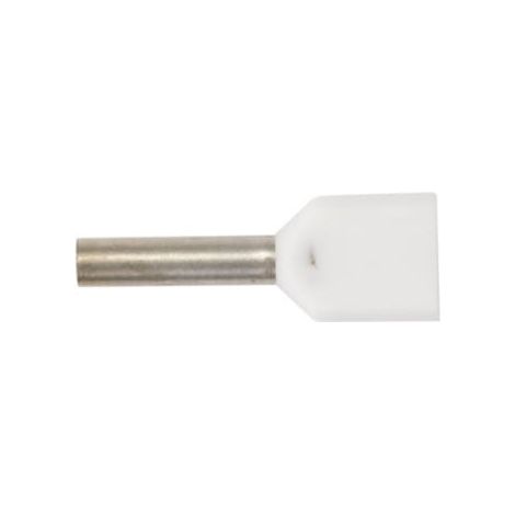 Terminale a ghiera isolato HI 2X0.75/8 bianco E08KH-02020100301 /500 pezzi/