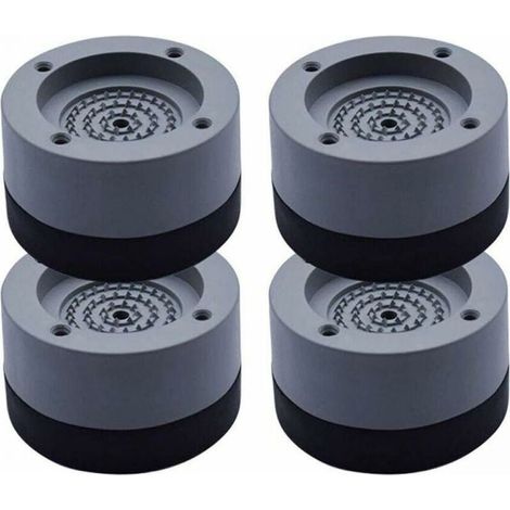4pcs Universal Washing Machine Feet Pads Shock Absorbing Mats Anti-Slip Anti-Vibration Mats (1/4)