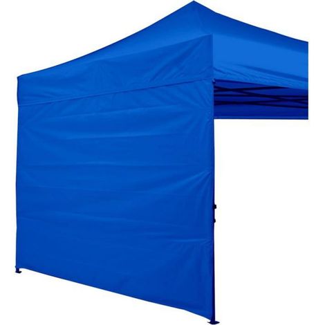 Toile d'ombrage latérale - - 300 x 190 cm - Bleu - 100% étanche - Bloque 99% UV (1/4)