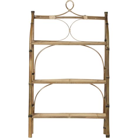 Estanteria Pared Ratan Bambu 62X15X103 3 Est, MB181119 (1/4)
