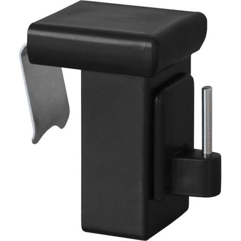 20 Window Hooks, Adjustable 10-27 mm, Plastic and Steel, for Curtains and Decoration (1/5)