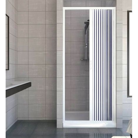 Box doccia in PVC con apertura laterale a scorrimento reversibile H185 cm Venere (1/3)