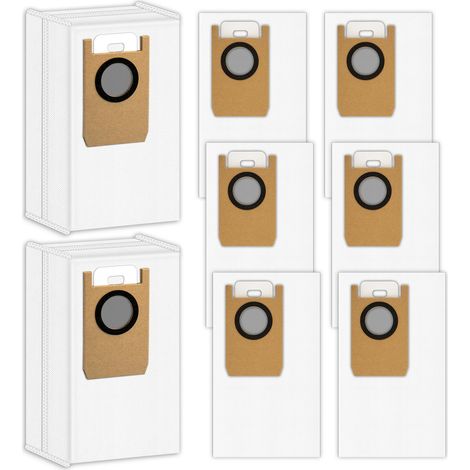 (8 Unidades) Bolsas de Polvo Omni S1 Pro de Repuesto Compatibles con Robot Aspirador con Estación de Autovaciado Eufy Omni S1 Pro, Accesorios para Robot Aspirador, Incluye 8 Bolsas (1/5)