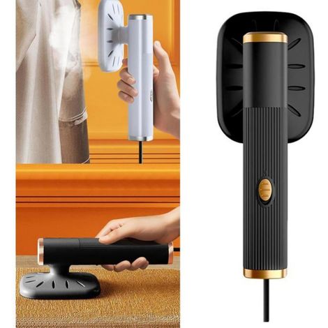 Fer A Repasser Portable - Titan Base - 150 °C - Sec Et Humide - Maison Et Voyages - 22 X 8 5 Cm - Noir - 1 Unite (1/5)