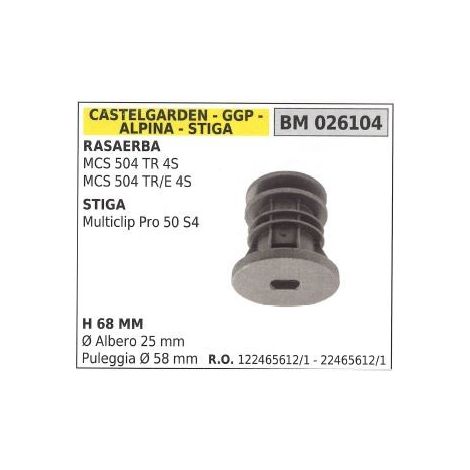 Supporto mozzo portalama rasaerba tagliaerba MCS 504 TR 4 STIGA 026104