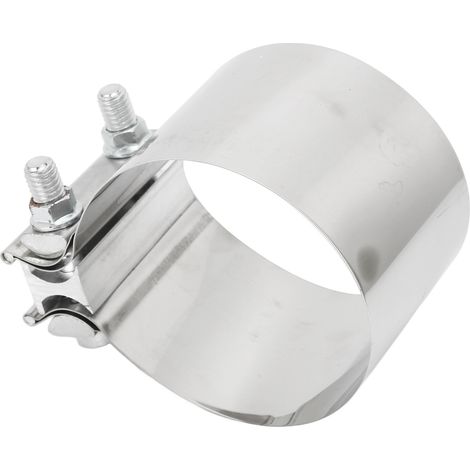 Collier de serrage universel en acier inoxydable pour silencieux, tuyaux de descente, collecteurs d'échappement, 10,16 cm (4 po) (1/5)