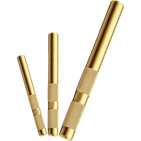 Three-piece brass punch set for engineering and construction, scratch-resistant chisel punches for auto repair and carpentry (1/5)