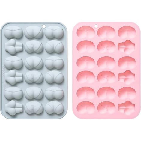 1 MOULE PRANK Bachelorette Party en Silicone pour Gâteau, Bac à Glaçons, Savon pour Anniversaire, Moule de Cuisson Unique, Moule Artisanal DIY, Mousse, Chocolat, Fondant, Moules à Gâteau Originaux (1/4)
