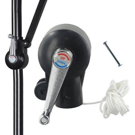 Manivelle De Rechange pour Parasol  Manivelle De Parasol D'extérieur  Poignet De Manivelle pour Parasol  Diamètre De La Manivelle 43mm, Compatible avec Les Modèles De Parasols Plus Courants (1/5)