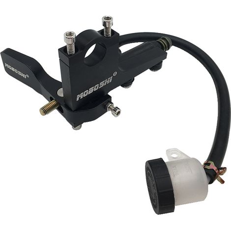 Motorrad-Halterungshebel, universeller 7/8 Zoll 22 mm Aluminiumlegierung Motorrad-Kupplungs-Daumenbremshebel Hinterer Hauptpumpenzylinder-Griffsatz