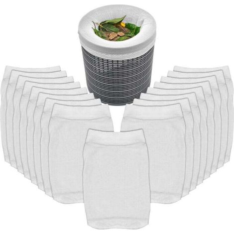 Pool Skimmer Sock, Pool Filter Sock, Reusable and Super Stretchy Skimmer Pre-Filter for Catching Pollen, Leaves, Hair, Oil, Bugs (20pcs) MUMU (1/4)
