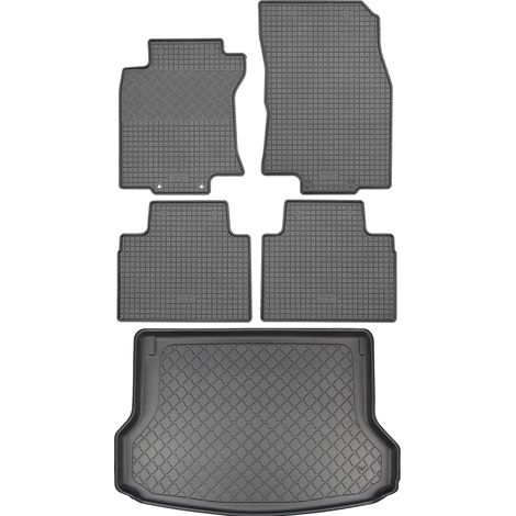 Nissan X-Trail T32 III SUV (5 porte) dal 09.2017 SET - tappetini in gomma per auto + tappetino per bagagliaio (1/5)