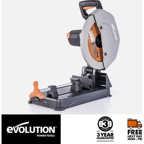 Evolution R355CPS 355mm Multi-Material Chop Saw with TCT Blade, 2200W, 240V (1/10)