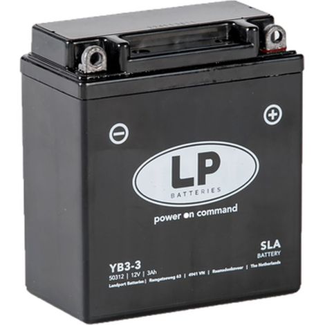 BATERÍA LANDPORT YB3-3 (MS LB3-3) (YB3L-A/B) 12V 3AH (98X56X110MM) SLA SIN MANTENIMIENTO - INUNDADA (4)