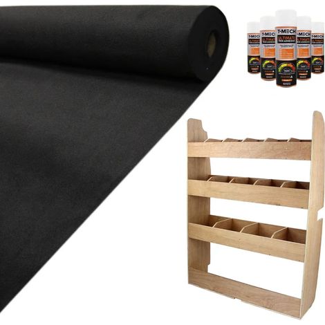 Van Lining Carpet Super Stretch + Glue & Ford Transit Custom
