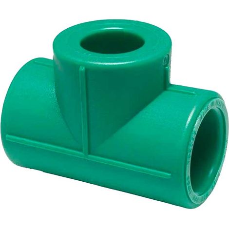 TEE FEMMINA RIDOTTO IN PPR VERDE PN 25 Ø32 x 20 x 32 mm