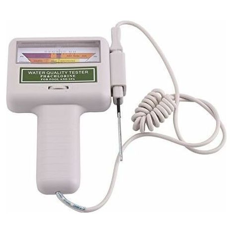 Memkey – Testeur automatique de chlore et pH – Analyseur numérique pour piscine, spa et aquarium – Grand écran pour lecture facile (1/5)