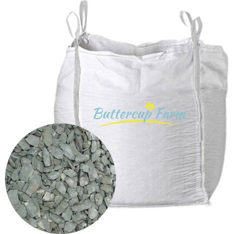 20mm Green Slate Aggregate Bulk Bag - 850 kilos