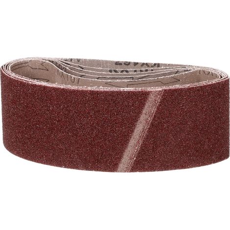 5 Pcs 100mm x 610mm Bande Abrasive 40 Grain Pour Ponceuse À Bande (1/5)