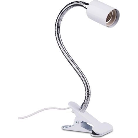1 Douille E27,Céramique,Bras Flexible 360°,Pince,Aquarium,Terrarium (1/5)