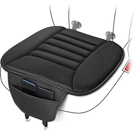 Coussin de siège auto - Coussin de siège auto - Coussin de chaise - Avec compartiment de rangement - Mousse à mémoire de forme - Confortable - Pour siège auto, chaise de bureau, fauteuil roulant et to (1/5)