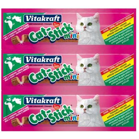 CAT-STICK MINI ANATRA E CONIGLIO 3 PZ 18 GR (1/2)