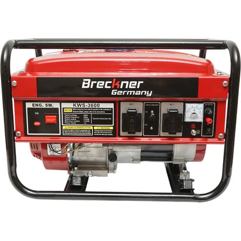 Generatore elettrico a benzina 2,5KW/220V, motore 7,5HP, avviamento manuale Breckner Germany (1/5)