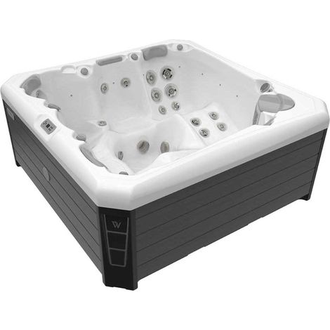 Wellis Palermo Life Whirlpool Außenwhirlpool 218x218x90cm für 6 Personen inkl. Thermocover (1/5)