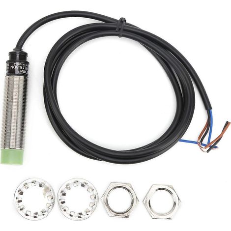 Capteur de proximité BERM, cylindrique, 3 fils, bloc d'alimentation PRL18-8DN, 10–30 V CC (1/4)