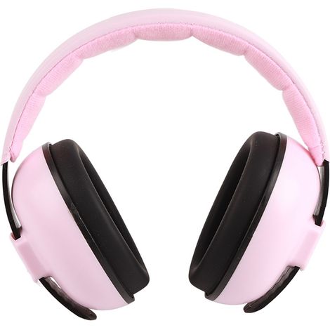 Casque antibruit réducteur de bruit pour bébés enfants, protection auditive écouteurs anti-bruit rose (1/5)
