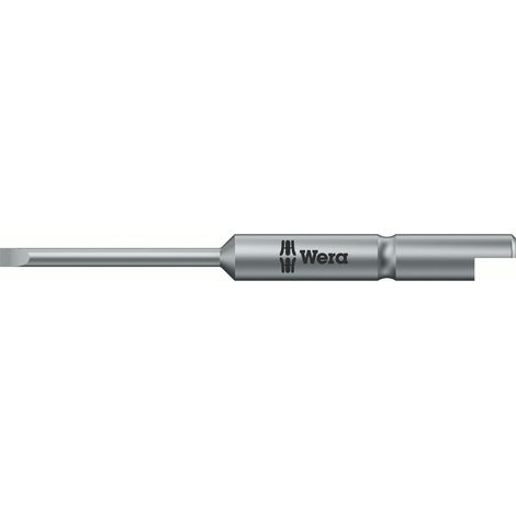 Wera 800/9 C Schlitz-Bit 1.5 mm Werkzeugstahl legiert, zähhart  1 St.