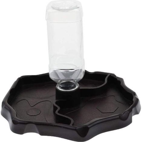 Distributeur d'eau Portable avec Plat en Plastique Abreuvoir pourReptile Tortue Gecko-Fei Yu